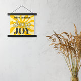 Choose JOY - Wall Art with hangers