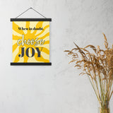 Choose JOY - Wall Art with hangers