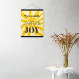 Choose JOY - Wall Art with hangers