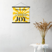 Choose JOY - Wall Art with hangers