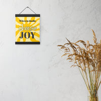 Choose JOY - Wall Art with hangers