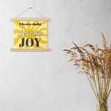 Choose JOY - Wall Art with hangers