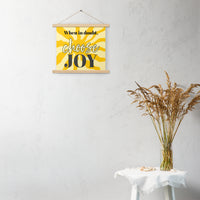 Choose JOY - Wall Art with hangers