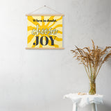 Choose JOY - Wall Art with hangers