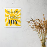 Choose JOY - Wall Art with hangers