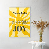 Choose JOY - Wall Art with hangers