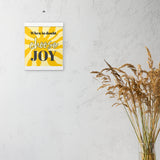 Choose JOY - Wall Art with hangers