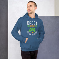 Daddy by Day Gamer by Night Men's Hoodie