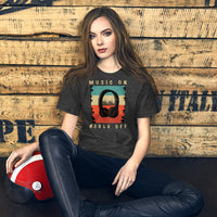 Music On World Off Unisex T-Shirt