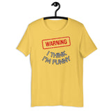 WARNING I Think I'm Funny Unisex T-Shirt