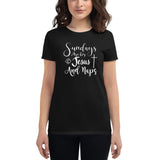 Sundays are for Jesus and Naps Women's T-Shirt