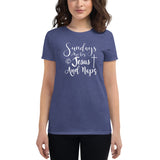 Sundays are for Jesus and Naps Women's T-Shirt