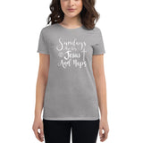 Sundays are for Jesus and Naps Women's T-Shirt