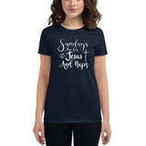 Sundays are for Jesus and Naps Women's T-Shirt