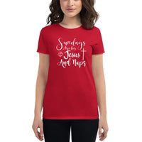 Sundays are for Jesus and Naps Women's T-Shirt