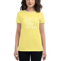 Sundays are for Jesus and Naps Women's T-Shirt